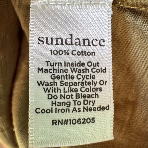 EUC Sundance Perfect Tee Babydoll Rolled Hem Olive Short Sleeve in Women's XL - Picture 7 of 8